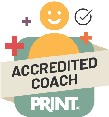 PRINT® Accredited Coach Badge